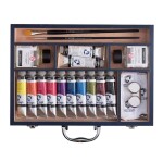 Van Gogh Starter XL sada olejových barev 12×40 ml dřevěný kufřík