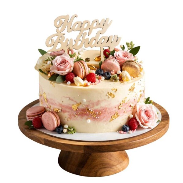 Dortisimo Zápich do dortu dřevěný Happy Birthday