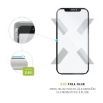 FIXED Full-Cover Ochranné tvrzené sklo pro Xiaomi Redmi 9A 9C černá / lepení přes celý displej (FIXGFA-518-BK)