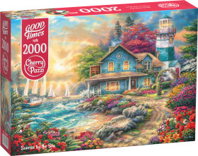 Puzzle Cherry Pazzi 2000 dílků - Sunrise by the sea