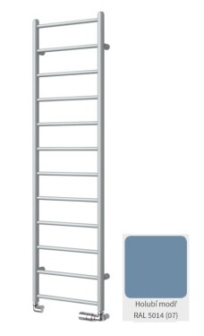 Radiátor kombinovaný ISAN Aura 138x40 cm holubí modř RAL5014 DDIN13800400SK07 DDIN13800400HM