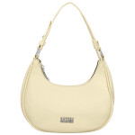 Trendy dámská koženková kabelka na rameno Tricia, žlutá