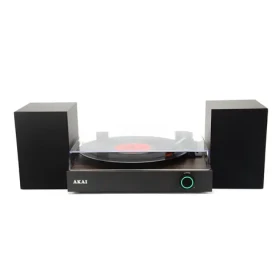AKAI ATT-200SP dřevo/černá / Gramofon / 33 45 78 RPM / Bluetooth 5.4 / RCA-out / repro 2x10W (ATT-200SP)