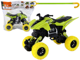 Mamido Terénní autíčko s tlačnou tyčí Quad XC zelené
