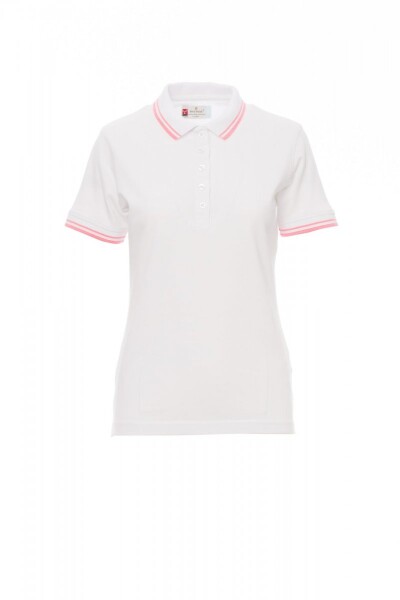 Dámská polokošile Payper SKIPPER Barva: Bílá/ Fuchsiová Neon, Velikost: S (001027002100012S)