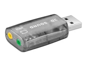 MicroConnect externí USB zvuková karta 2.0 / Plug Play / Win2000, XP, Vista, Win7 (68878)