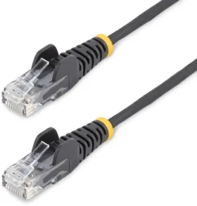 StarTech CAT6 Slim 15m černá / Patch kabel / RJ-45 / PoE (N6PAT15MBKS)