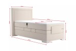 BLANÁŘ NÁBYTEK, a.s. Polohovatelný boxspring Margo - jednolůžko ROZMĚR: 90 x 200 cm