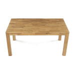 Jídelní stůl 160x90x75, masiv dub bílý, povrchová úprava olejem, nohy 8x8 cm