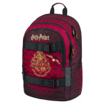 Školní batoh BAAGL SKATE - Harry Potter Bradavice vínový