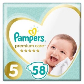 Pampers Premium Care Jumpo Pack Junior (58 ks) / Plenkové kalhotky / Velikost 5 (11-16 kg) (8001841104997)