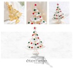 Vánoční brož se zirkony Christmas Tree 1 - vánoční stromeček, Barevná/více barev