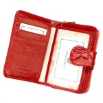 Módní dámská kožená peněženka Gregorio Zaida, červená