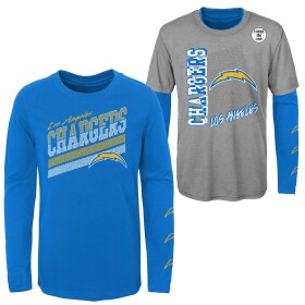 Outerstuff Dětské tričko Los Angeles Chargers NFL Football 3-in-1 Combo Shirt Set (YOUTH)