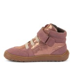 Dívčí celoroční kotníkové barefoot boty TEX GO PINK/GOLD Froddo G3110265-6 - 32