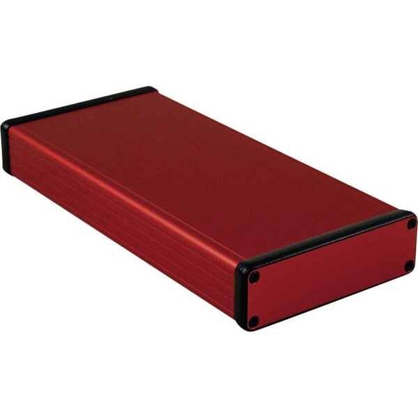 Hliníkové pouzdro 1455 Hammond Electronics 220 x 103 x 30.5 , červená