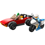 LEGO® City 60392 Honička auta policejní motorkou