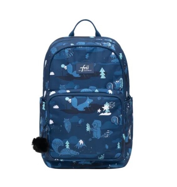 Ergonomický školní Frii of Norway Active 22l Dark Blue Forest