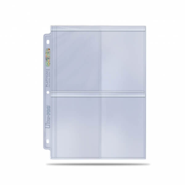 Stránka do alba UltraPro 4-Pocket - Platinum Series pro Toploadery