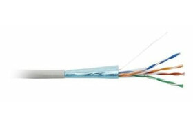 LYNX FTP kabel Cat6 / drát / PVC / 305m (LX-SLD-FTP6-GR)