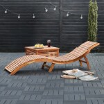 DBA Skládací zahradní lehátko Savora z akácie