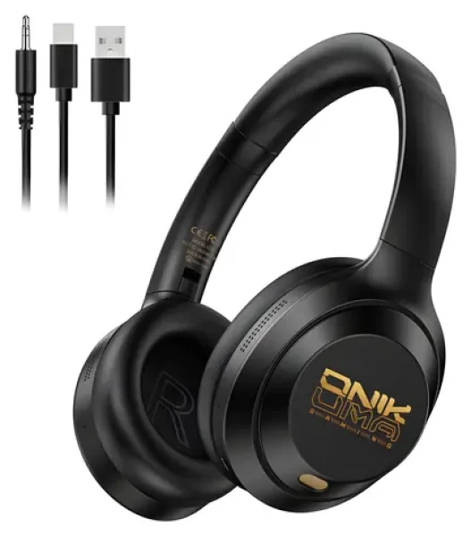 Onikuma GT811 černá / Herní sluchátka / Bluetooth 5.4 / ANC / mikrofon / výdrž 55 h (GT811 Black)