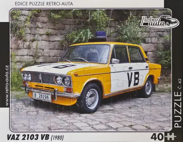 RETRO-AUTA Puzzle č.42 VAZ 2103 VB (1980)