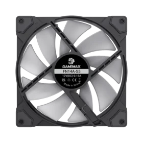 Gamemax FN14A-S5 černá / Ventilátor / 140 mm (FN14A-S5)
