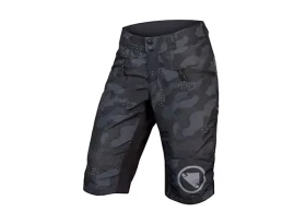 Endura dámské SingleTrack II Černý Maskáč - Endura SingleTrack II dámské kraťasy Black Camo vel. S