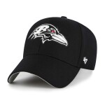 47 Brand Pánská kšiltovka Baltimore Ravens NFL Black & White MVP Adjustable