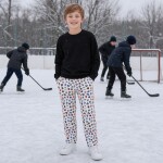 Outerstuff Dětské tepláky NHL All Over Printed Pant Velikost: Dětské M (136 – 152)