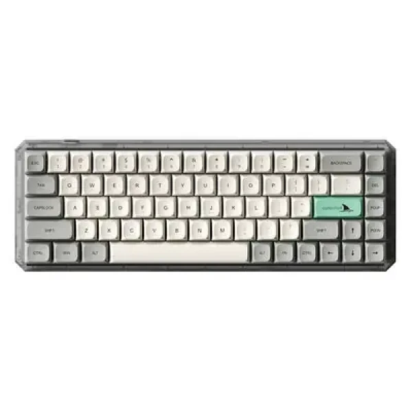 Rozbaleno - Darmoshark K5 Light luxury version šedá / Herní bezdrátová klávesnice / mechanická / USB / 2.4G / rozbaleno (K5 Light luxury vers.Rozbaleno)