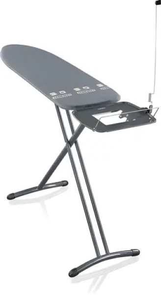 Leifheit Air Board Express M černá 72489 / Žehlicí prkno / 120 x 38 cm / výška do 98 cm / paropropustný potah (100002202088)