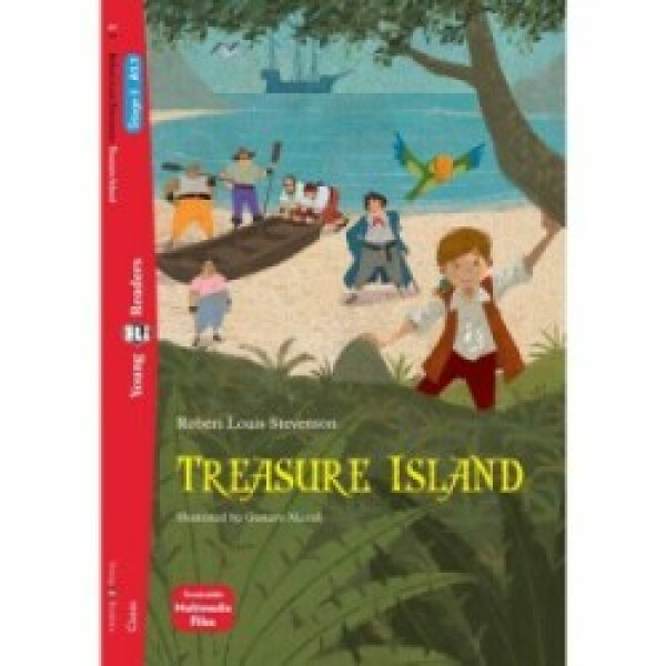 Young ELi Readers Stage 3 (cef A1.1): Treasure Island + Downlodable Multimedia 2023 - Cadwallader Jane; Stevenson, Robert Louis