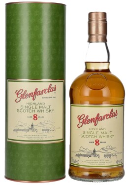 Glenfarclas Highland Single Malt Scotch Whisky 8y 40% 0,7 l (tuba)