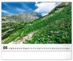 Nástěnný kalendář 2027 Notique Magické Tatry, 48 x 33 cm