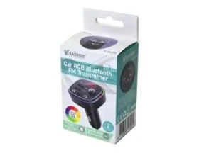 Vakoss TC-B439K černá / FM transmitter do auta / Bluetooth / USB / microSD / LED displej (TC-B439K)