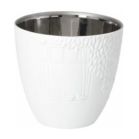 Räder Porcelánový svícen Poetry Birdsong, bílá barva, porcelán