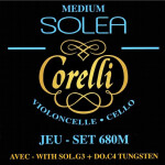 Savarez 680M Corelli Solea Cello Set - Medium