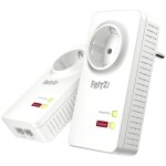 AVM FRITZ!Powerline 1260 WLAN Set Wi-Fi Network Kit Powerline 20002795 1200 MBit/s