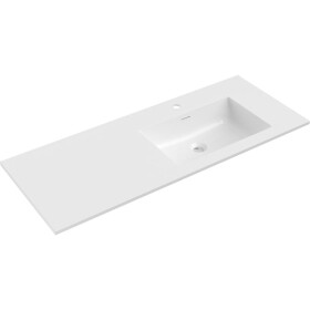 MEXEN - Otis umyvadlo zapuštěné do desky pravá 121 x 46,5, bílá lesk 25181200P