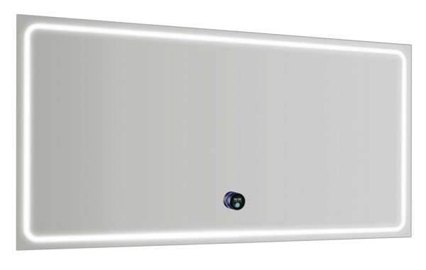 SAPHO - GEMINI zrcadlo s LED osvětlením 120x60cm, chytré funkce GM120K