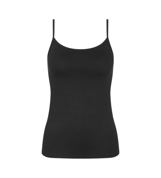 Dámské tílko Sense Of Cotton Spaghetti Top - BLACK - TRIUMPH BLACK - TRIUMPH BLACK 44