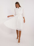 Dámské šaty LK SK 509730.08 bílé - FPrice L/XL