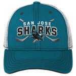 Outerstuff Dětská kšiltovka San Jose Sharks NHL Lockup Meshback Adjustable