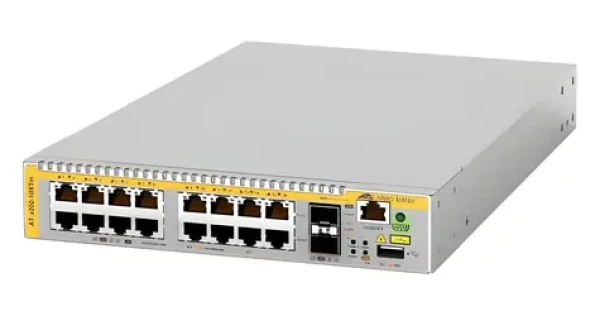 Allied Telesis 10G L3 Lite stohovatelný switch / Switch / 16x 100M/1/2,5/5/10G RJ-45 / 2x SFP+ (AT-X250-18XTM-50)