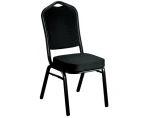 Jídelní židle Jazz, černá látka