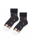 Ponožky Steven art.030 Vánoce 35-40 černá 35-37
