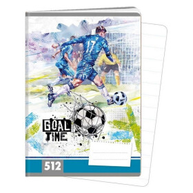 Sešit A5, 10 listů, typ 512 Goal Time