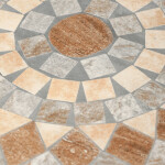 Zahradní set 1+2, kov, keramická mozaika, US1400 SET